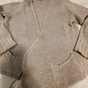 Eileen Fisher Texture Weave Cardigan Sweater